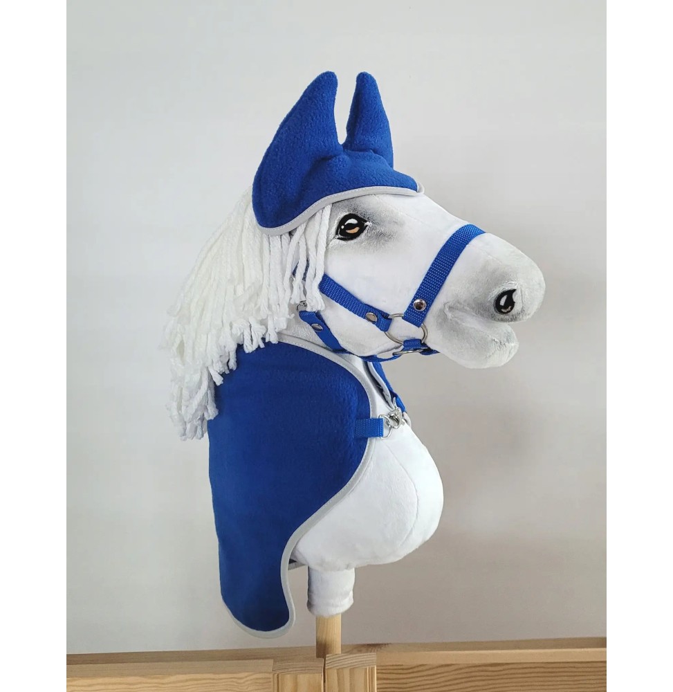 Pătură și urechi Hobby Horse A3 - set albastru