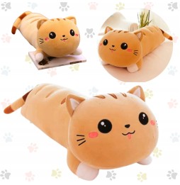 Plush Cat Toy 80 cm Brown