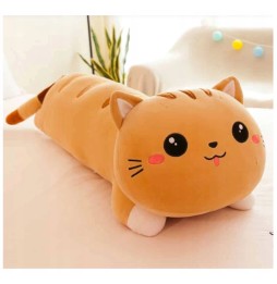 Plush Cat Toy 80 cm Brown