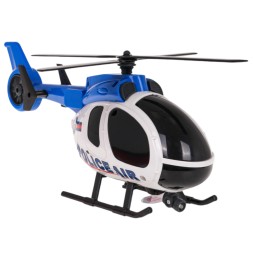 Set elicopter + mașină de poliție pentru copii