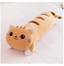 Plush Cat Toy 80 cm Brown