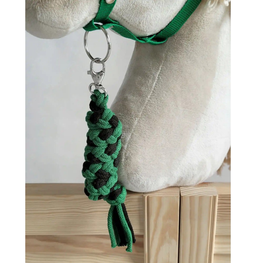 Hobby Horse Black-Green Lead Rope Accessories