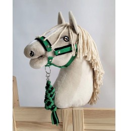 Hobby Horse Black-Green Lead Rope Accessories