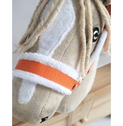 Hobby Horse A3 Halter and Lead Rope - Orange