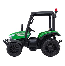 Kids BLAST Tractor with Trailer Green