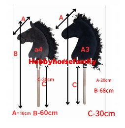 Hobby horse with accessories for kids