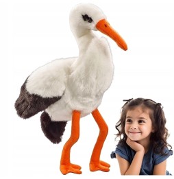 Stork Plush Toy 25 cm - Soft Toy for Kids