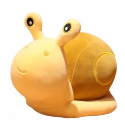 20 cm Yellow Plush Snail Toy