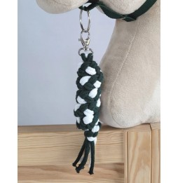 Hobby Horse Lead Rope in White and Khaki