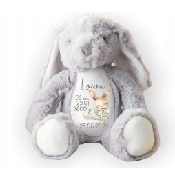 Personalized Plush Bunny