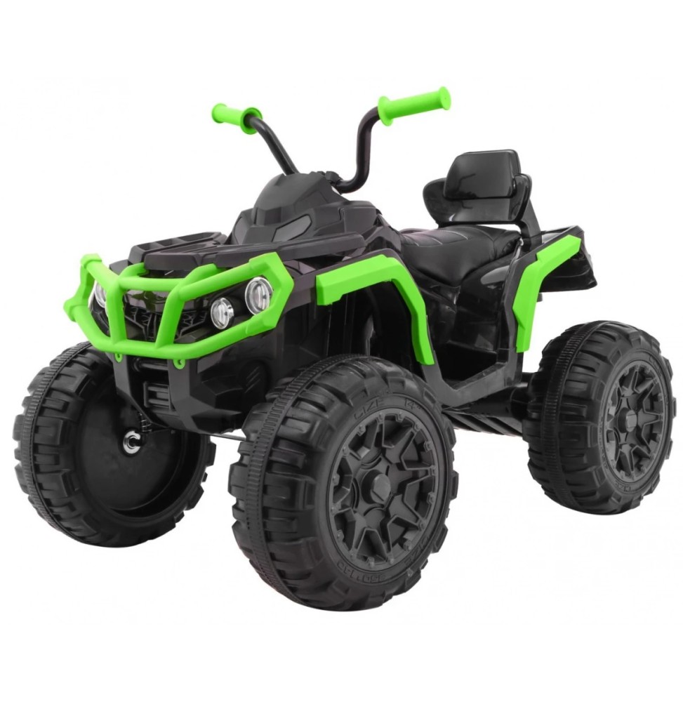 Quad ATV 2.4GHz copii negru-verde cu telecomandă