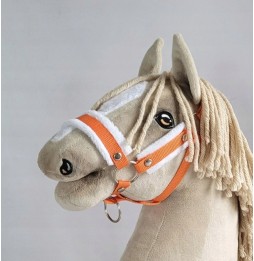 Hobby Horse A3 Halter - Orange Adjustable