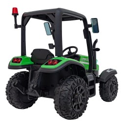 Kids BLAST Tractor with Trailer Green