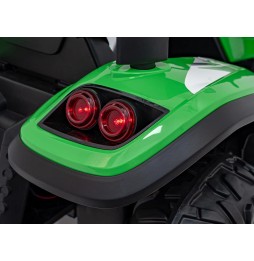 Tractor pentru copii BLAST cu remorcă verde