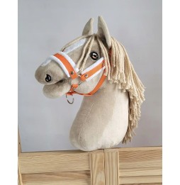 Hobby Horse A3 Halter - Orange Adjustable