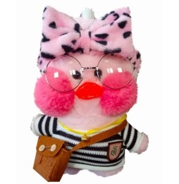 Lalafanfan Pink Duck Plush Toy