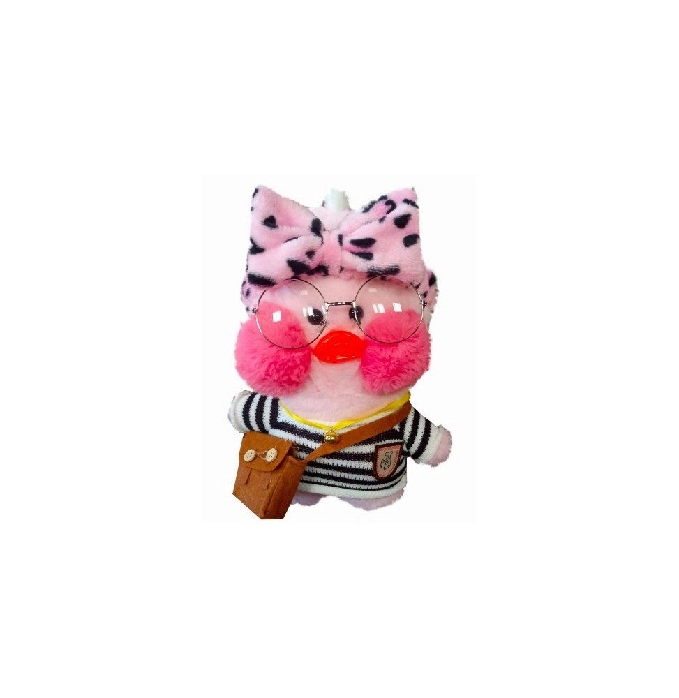 Lalafanfan Pink Duck Plush Toy