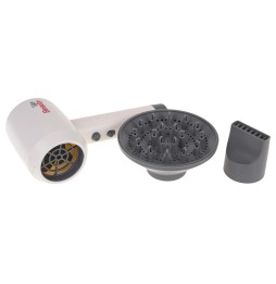 White Hair Dryer with Accessories