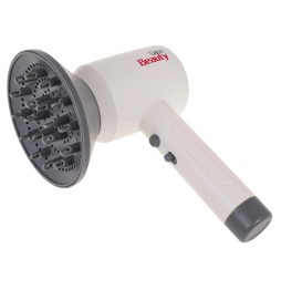 White Hair Dryer with Accessories