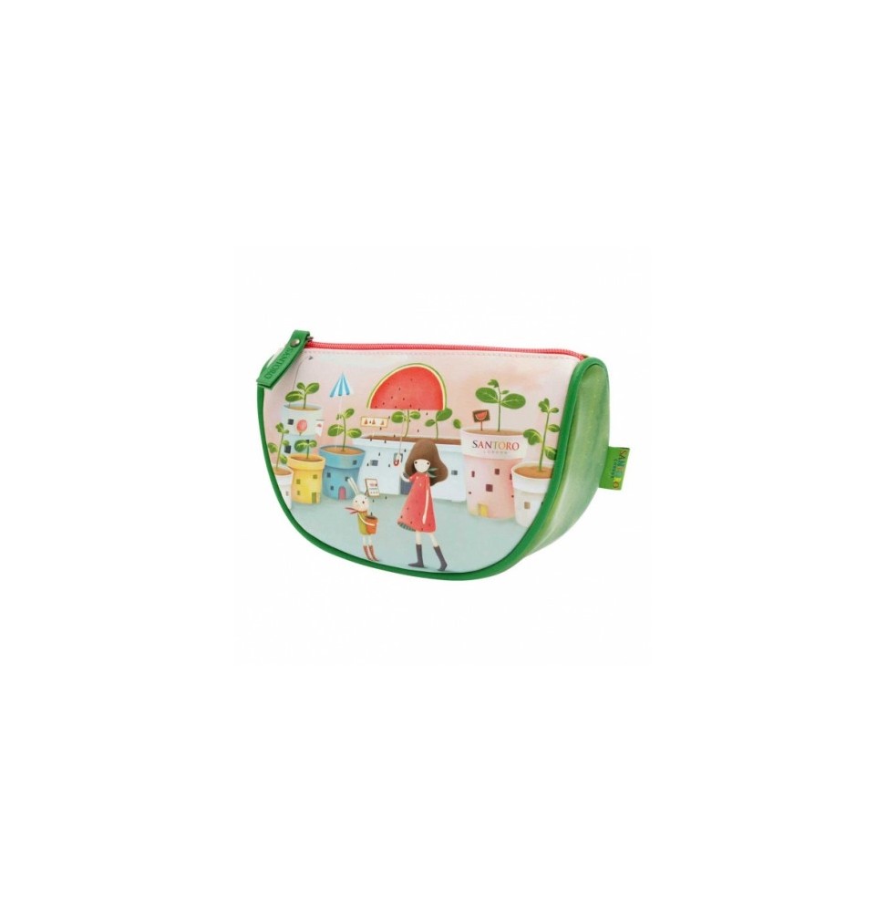 Kori Kumi Large Pencil Case - Melon Showers