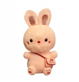 Peach Bunny Plush Toy 60 cm