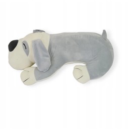 Soft Plush Dog 50 cm Gray White