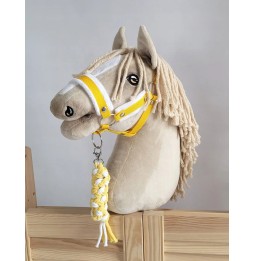 Hobby Horse Lead Rope in White and Yellow