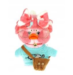 Lalafanfan Pink Duck Plush Toy