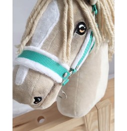 Hobby Horse Halter A3 - mint with fur