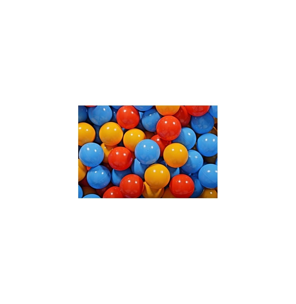 Set of 400 plastic balls 7cm Meowbaby