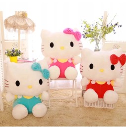 Blue Hello Kitty Plush Toy 20 cm