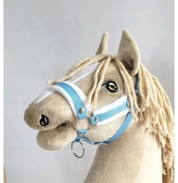 Adjustable Hobby Horse Bridle A3 Light Blue