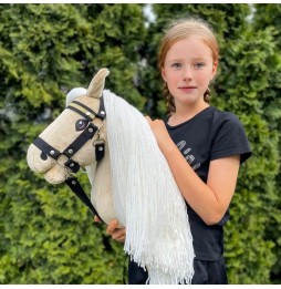 Hobby Horse A3 Sunny Palomino z kantarem i wodzami