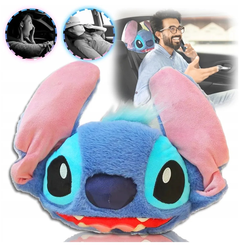 Disney Stitch Plush Headrest