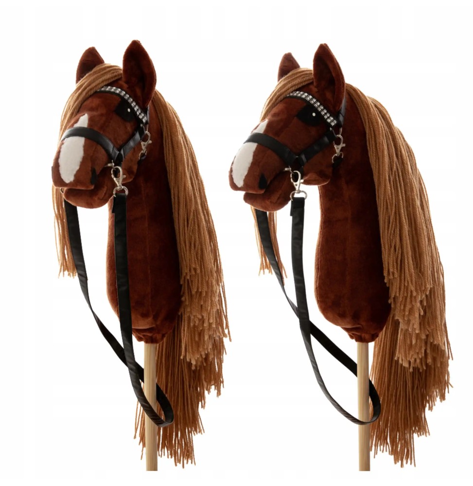 Hobby Horse Chestnut A3 Brown Stick Horse