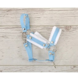 Adjustable Hobby Horse Bridle A3 Light Blue