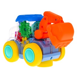 Interactive Colorful Excavator for Kids 3+