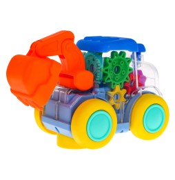 Interactive Colorful Excavator for Kids 3+