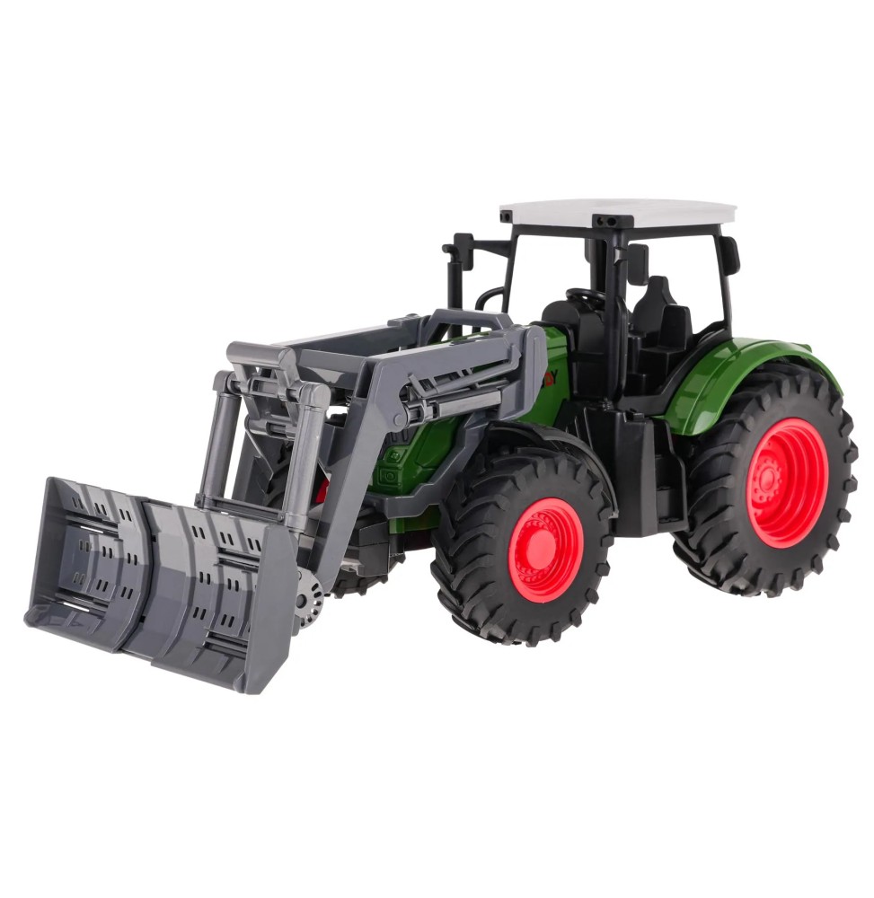 Green Tractor with Bulldozer for Kids Over 3