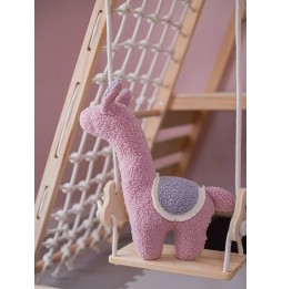 Pink Plush Alpaca 44 cm for Kids