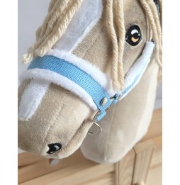 Adjustable Hobby Horse Bridle A3 Light Blue