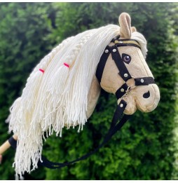 Hobby Horse A3 Sunny Palomino z kantarem i wodzami