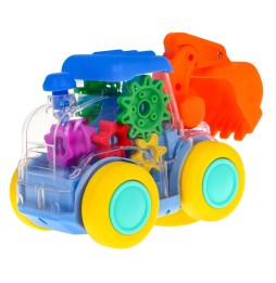 Interactive Colorful Excavator for Kids 3+