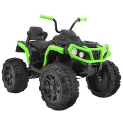 Quad atv 2.4ghz dla dzieci czarno-zielony z pilotem