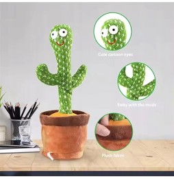 Dancing Cactus Interactive LED Toy