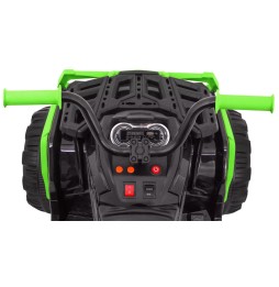 Quad ATV 2.4GHz copii negru-verde cu telecomandă