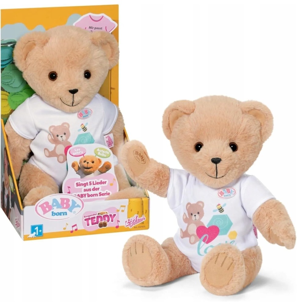 Śpiewający miś Teddy Baby Born