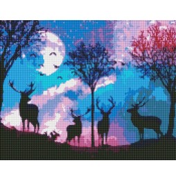 Diamond Mosaic Enchanted Forest 40x50 Set