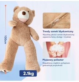 Wielki miś pluszowy 100 cm - Przyjaciel dla dzieci