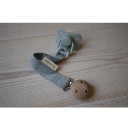 Filibabba Pacifier Clip Moss Green